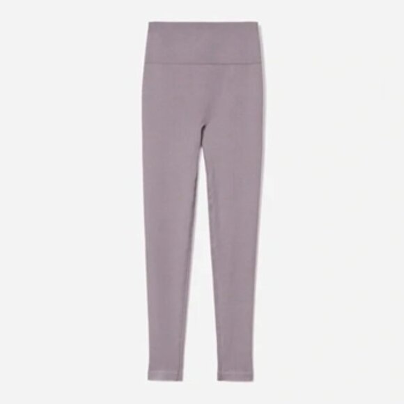 Everlane The Seamless High Rise Ribbed Stretch Legging Dusty Lavender XS/S - Picture 1 of 7